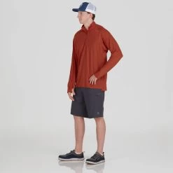 NRS Silkweight Baja Sun Shirt - Men's -Outdoor Clothing 10009 04 Koi Model Front 092121 2000x2000 RSZ 85493.1647988270