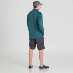 NRS Silkweight Baja Sun Shirt - Men's -Outdoor Clothing 10009 04 Mediterranea Model Back 092121 2000x2000 RSZ 68276.1647988270