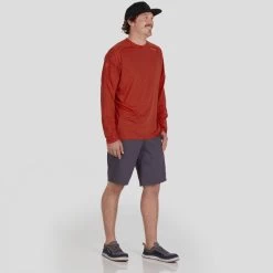 NRS Silkweight Long-Sleeve Shirt - Men's -Outdoor Clothing 10114 05 Kio Model Front 102121 2000x2000 rsz 85707.1654628774