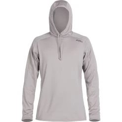 NRS Lightweight Hoodie - Men's 19 NRS Lightweight Hoodie - Men's -Outdoor Clothing 10120 05 Titanium Large Front 102121 2000x2000 RSZ 03448.1647989435