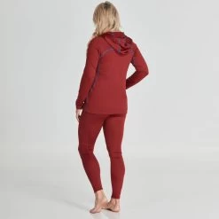 NRS Lightweight Hoodie - Women's 22 NRS Lightweight Hoodie - Women's -Outdoor Clothing 10121 05 Vino Model Back 070821 2000x2000 rsz 11833.1647971403