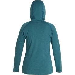 NRS Silkweight Hoodie - Women's 22 NRS Silkweight Hoodie - Women's -Outdoor Clothing 10140 05 Mediterranea Med Back 082121 2000x2000 rsz 44100.1647968653