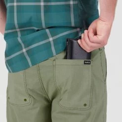 NRS Canyon Short - Men's 19 NRS Canyon Short - Men's -Outdoor Clothing 10153 02 Olive Model Detail 112321 2000x2000 rsz 22509.1677177649