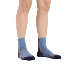 Darn Tough Hiker 1/4 Sock Cushion - Women's (Spring 2022) -Outdoor Clothing 1958 denim heather model rsz 46401.1626822395