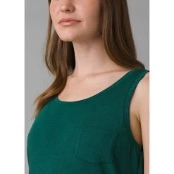 Prana Foundation Scoop Neck Tank - Women's (Fall 2022) -Outdoor Clothing 1963751 DEEPPINEHEATHER ALT 5 rsz 32818.1644213031