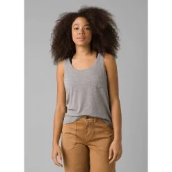 Prana Foundation Scoop Neck Tank - Women's (Fall 2022) -Outdoor Clothing 1963751 HEATHERGREY rsz 16974.1653672114