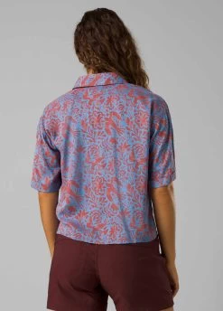 Prana Iguala Top - Women's -Outdoor Clothing 1970891 RUSTFLORAFAUNA ALT 2 83926.1675892329