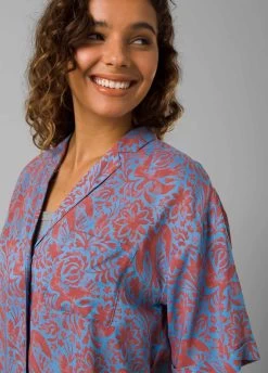 Prana Iguala Top - Women's -Outdoor Clothing 1970891 RUSTFLORAFAUNA ALT 5 69786.1675892329