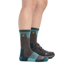 Darn Tough Bear Town Micro Crew Lightweight Cushion - Women's -Outdoor Clothing 1970 aqua footwear rsz 77437.1677096943