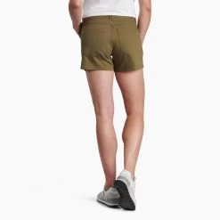 KUHL Kontour Short 4 Inch - Women's (Spring 2022) -Outdoor Clothing 6376 kontour short 4in olive back rsz 24667.1645316736