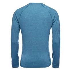 Black Diamond Solution 150 Merino Baselayer Crew - Men's -Outdoor Clothing 760020 4002 msolution150merinobasecrw astralblue back 87218.1626822931