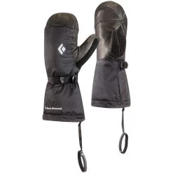 Black Diamond Absolute Mitts -Outdoor Clothing 801681 blak absolute mitt with leash 93448.1626822161
