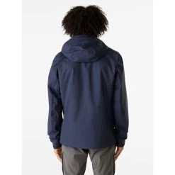 Arc'teryx Beta Jacket - Men's (Fall 2022) -Outdoor Clothing Beta Jacket Black Sapphire Back View rsz 52565.1668197959.1280.1280 03375.1674262360