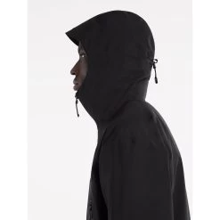 Arc'teryx Beta Long Jacket - Men's -Outdoor Clothing Beta Long Jacket Black Hood rsz 13697.1674858226