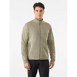 Arc'teryx Covert Cardigan - Men's (Fall 2022) -Outdoor Clothing Covert Cardigan Forage Heather Front View rsz 71486.1671052278.1280.1280 15269.1675356208