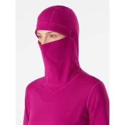 Arc'teryx Rho LT Hoody - Women's -Outdoor Clothing Rho Lightweight Hoody Synth Techno Women s Collar Detail rsz 96563.1664928306