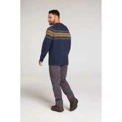 Sherpa Dumji Crew Sweater - Men's -Outdoor Clothing SM6106 392 Dumji Crew RatheeBlue 0286 rsz 28173.1660763194