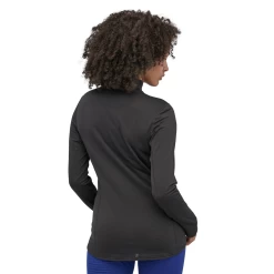 Patagonia Capilene Thermal Weight Zip-Neck - Women's -Outdoor Clothing WBS20 43662 BLK OM2 rsz 35928.1652213998