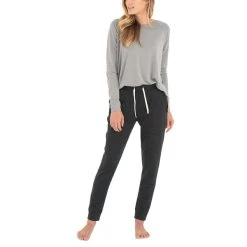 Bamboo Fleece Jogger - Women's (Fall 2022) 5 Bamboo Fleece Jogger - Women's (Fall 2022) -Outdoor Clothing W Fleece Jogger HeatherBlack 2 600x 85762.1676491238