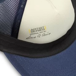 Sunday Afternoons Yosemite Valley Trucker -Outdoor Clothing artist series trucker yosemite valley sweatband artist stamp detail ss21 2500px rsz 61683.1645044520