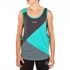 La Sportiva Xcape Tank - Women's (Fall 2019) 6 La Sportiva Xcape Tank - Women's (Fall 2019) -Outdoor Clothing i99 900615 xcapetank carbonaqua 1 rsz 56998.1676930055