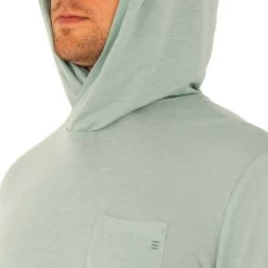 Bamboo Lightweight Hoody - Men's (Fall 2021) -Outdoor Clothing m lwhoody seaglass 3 84818.1649792290.1280.1280 34147.1676487498