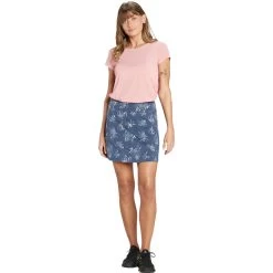 Sherpa Neha Skort - Women's (Spring 2022) -Outdoor Clothing neha skort blue model front full view rsz 72651.1664924625
