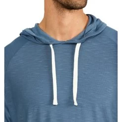 Bamboo Slub Hoody - Men's (Spring 2022) -Outdoor Clothing slub hoody pacific blue men top 3 rsz 03816.1676488720