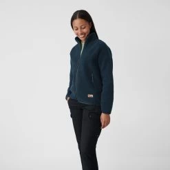 Fjallraven Vardag Pile Fleece - Women's -Outdoor Clothing vardag pile fleece w 84789 560 e model fjr rsz 44627.1661197979