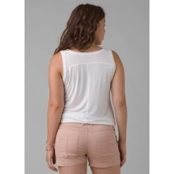 Prana Foundation Scoop Neck Tank - Women's (Spring 2021) -Outdoor Clothing w11170143 white alt 2foundationscooptank rsz 32880.1626823238