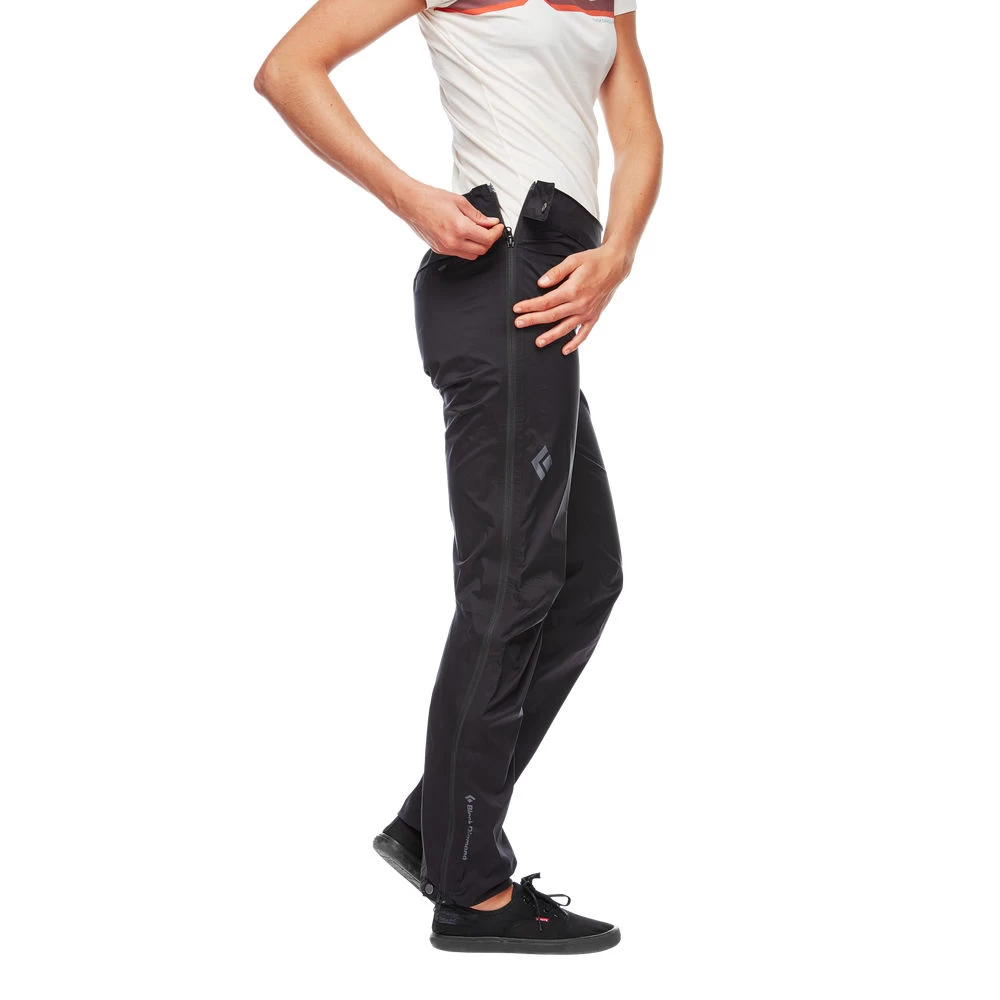 Black Diamond StormLine Stretch Full Zip Rain Pants - Women's 4 Black Diamond StormLine Stretch Full Zip Rain Pants - Women's - Image 4