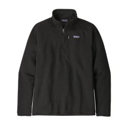 Patagonia Better Sweater 1/4 Zip - Men's -Outdoor Clothing wbf19 25523 blk bcg 28928.1652136324