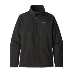 Patagonia Better Sweater 1/4 Zip - Women's -Outdoor Clothing wbf19 25618 blk bcg 21374.1644454015